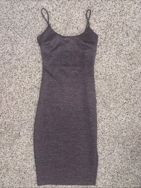 Windsor Sparkle Bodycon Mini Dress in Dark Charcoal